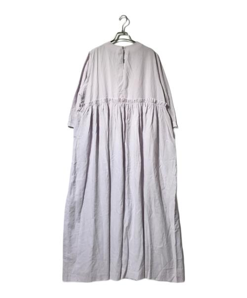 styra（ステラ）styra (ステラ) ギャザーボリュームワンピース パープル サイズ:Fの古着・服飾アイテム