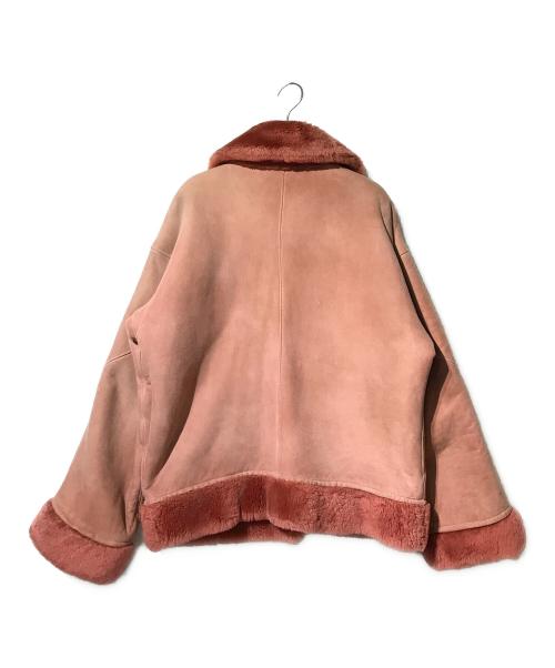 LOEWE（ロエベ）LOEWE (ロエベ) ムートンジャケット ピンク サイズ:42の古着・服飾アイテム