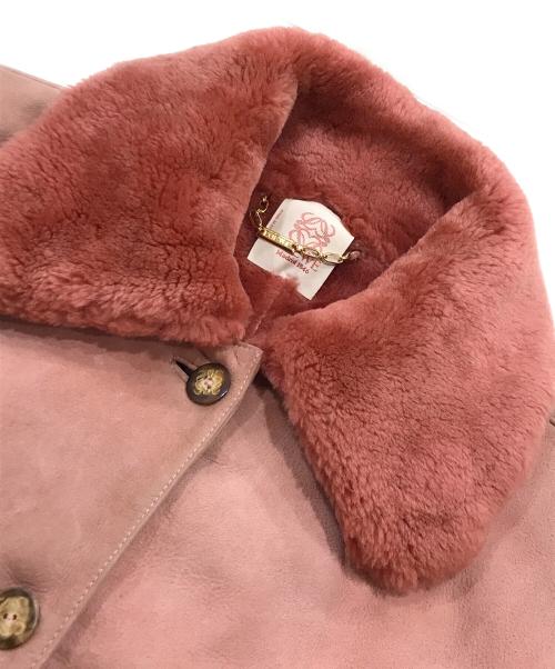 LOEWE（ロエベ）LOEWE (ロエベ) ムートンジャケット ピンク サイズ:42の古着・服飾アイテム