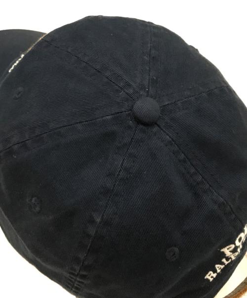 POLO RALPH LAUREN（ポロ・ラルフローレン）POLO RALPH LAUREN (ポロ・ラルフローレン) ポロベア刺繍キャップ ネイビーの古着・服飾アイテム