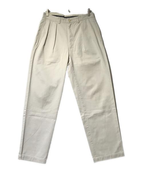 POLO RALPH LAUREN（ポロ・ラルフローレン）POLO RALPH LAUREN (ポロ・ラルフローレン) Andrew Pant アイボリー サイズ:78.5cm　W31の古着・服飾アイテム