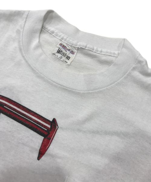 AMERICAN BORN（アメリカン ボーン）AMERICAN BORN (アメリカン ボーン) WINSTON DRAG RACING TEE（ウィンストン　ドラッグ　レーシング　ティー） ホワイト サイズ:XLの古着・服飾アイテム