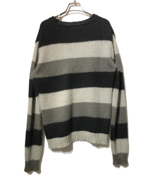 DIESEL（ディーゼル）DIESEL (ディーゼル) モヘア混ボーダーニット マルチカラー サイズ:Mの古着・服飾アイテム