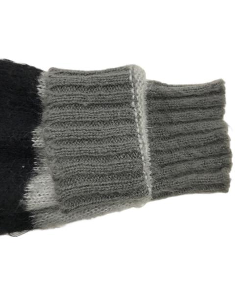 DIESEL（ディーゼル）DIESEL (ディーゼル) モヘア混ボーダーニット マルチカラー サイズ:Mの古着・服飾アイテム