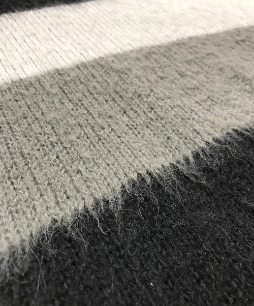 DIESEL（ディーゼル）DIESEL (ディーゼル) モヘア混ボーダーニット マルチカラー サイズ:Mの古着・服飾アイテム