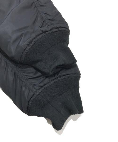 SUPREME（シュプリーム）SUPREME (シュプリーム) FAUX FUR REVERSIBLE MA-1（フェイクファー リバーシブル　エムエー１） ブラック サイズ:Lの古着・服飾アイテム