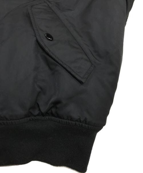 SUPREME（シュプリーム）SUPREME (シュプリーム) FAUX FUR REVERSIBLE MA-1（フェイクファー リバーシブル　エムエー１） ブラック サイズ:Lの古着・服飾アイテム