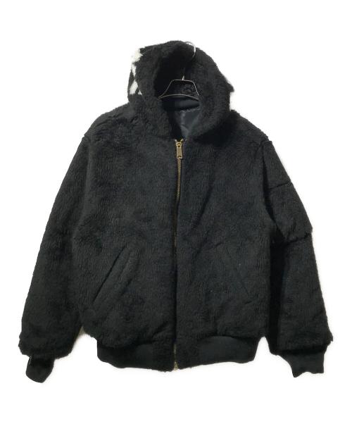 SUPREME（シュプリーム）SUPREME (シュプリーム) FAUX FUR REVERSIBLE MA-1（フェイクファー リバーシブル　エムエー１） ブラック サイズ:Lの古着・服飾アイテム
