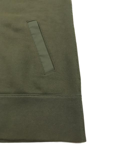 LOOPWHEELER（ループウィラー）LOOPWHEELER (ループウィラー) ワッペンジップアップフーディ カーキ サイズ:Lの古着・服飾アイテム