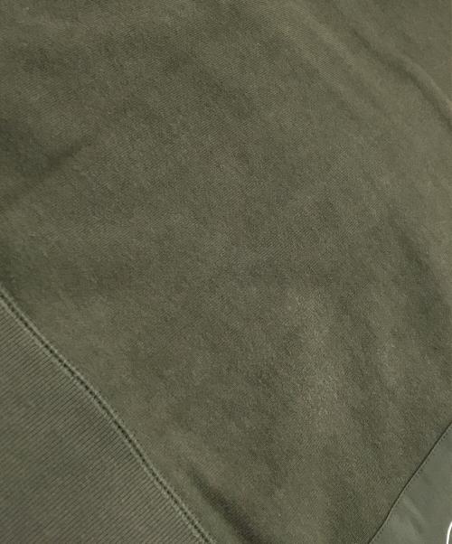 LOOPWHEELER（ループウィラー）LOOPWHEELER (ループウィラー) ワッペンジップアップフーディ カーキ サイズ:Lの古着・服飾アイテム