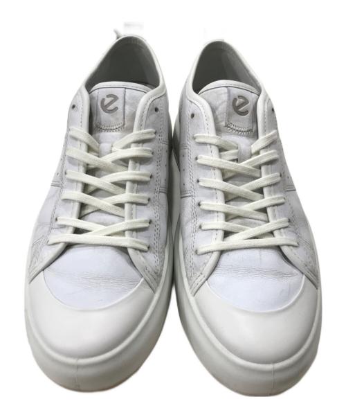 ECCO（エコー）ECCO (エコー) street ace ホワイト サイズ:EU42/US8-8.5/UK8-8.5の古着・服飾アイテム