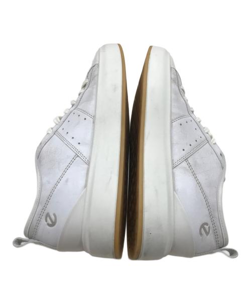 ECCO（エコー）ECCO (エコー) street ace ホワイト サイズ:EU42/US8-8.5/UK8-8.5の古着・服飾アイテム