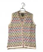 ROYAL ALPACAロイヤルアルパカ）の古着「総柄アルパカベスト」｜マルチカラー