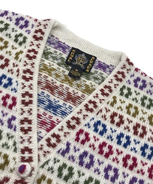 ROYAL ALPACA（ロイヤルアルパカ）ROYAL ALPACA (ロイヤルアルパカ) 総柄アルパカベスト マルチカラー サイズ:Mの古着・服飾アイテム