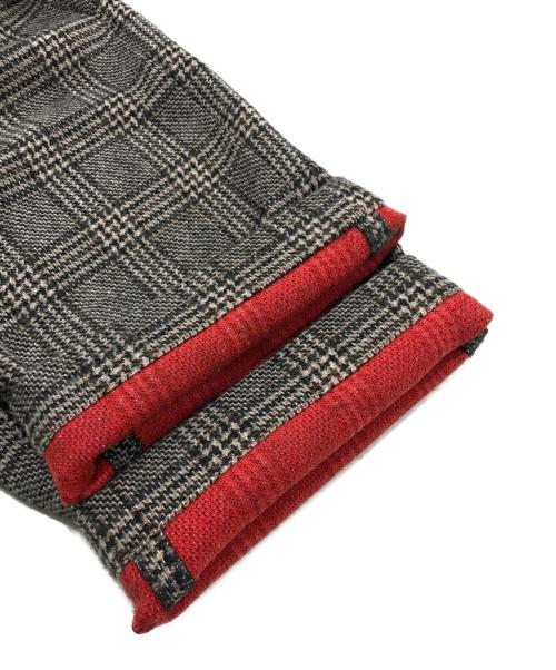 Traditional Weatherwear（トラディショナルウェザーウェア）Traditional Weatherwear (トラディショナルウェザーウェア) チェックウールパンツ ブラウン サイズ:Mの古着・服飾アイテム