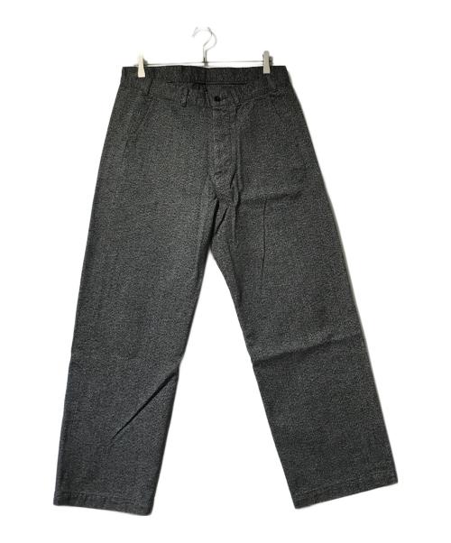 Ets MATERIAUX（マテリオ）Ets MATERIAUX (マテリオ) メランジキャンバスパンツ グレー サイズ:Sの古着・服飾アイテム