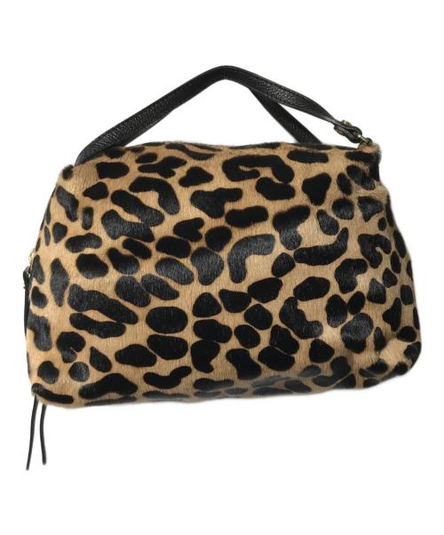 GIANNI CHIARINI（ジャンニ キアリーニ）GIANNI CHIARINI (ジャンニ キアリーニ) レオパード柄ショルダーバッグ ブラウンの古着・服飾アイテム