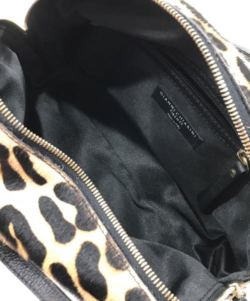 GIANNI CHIARINI（ジャンニ キアリーニ）GIANNI CHIARINI (ジャンニ キアリーニ) レオパード柄ショルダーバッグ ブラウンの古着・服飾アイテム