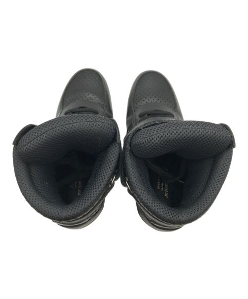 JUNYA WATANABE COMME des GARCONS（(ジュンヤワタナベ コムデギャルソン）JUNYA WATANABE COMME des GARCONS (ジュンヤワタナベ コムデギャルソン) ハイカットレザースニーカー ブラック サイズ:不明の古着・服飾アイテム
