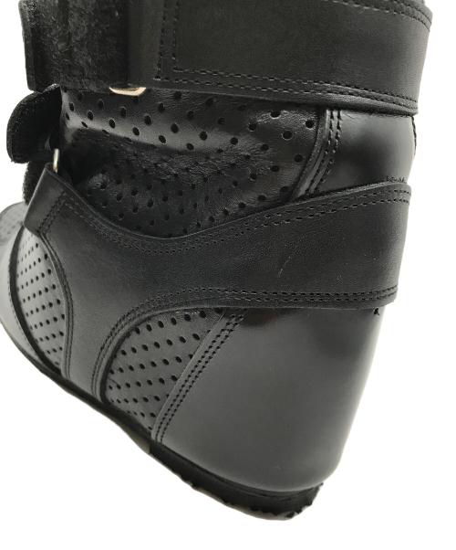 JUNYA WATANABE COMME des GARCONS（(ジュンヤワタナベ コムデギャルソン）JUNYA WATANABE COMME des GARCONS (ジュンヤワタナベ コムデギャルソン) ハイカットレザースニーカー ブラック サイズ:不明の古着・服飾アイテム