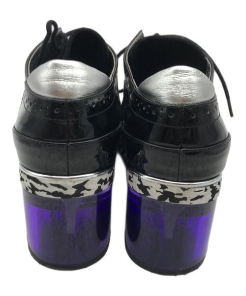 UNITED NUDE（ユナイテッドヌード）UNITED NUDE (ユナイテッドヌード) クリアヒールローファー ブラック サイズ:38の古着・服飾アイテム