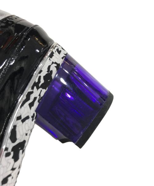 UNITED NUDE（ユナイテッドヌード）UNITED NUDE (ユナイテッドヌード) クリアヒールローファー ブラック サイズ:38の古着・服飾アイテム