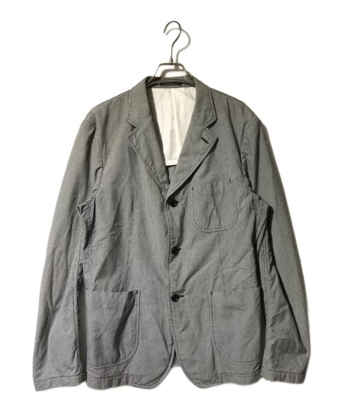 COMME des GARCONS HOMME（コムデギャルソン オム）COMME des GARCONS HOMME (コムデギャルソン オム) 製品染めテーラードジャケット グレー サイズ:Lの古着・服飾アイテム
