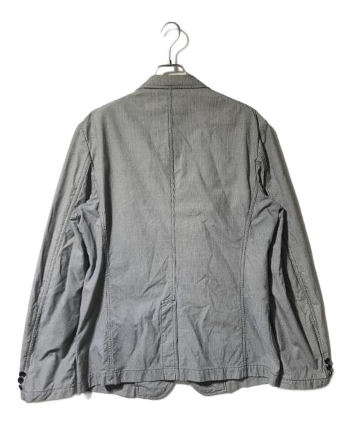 COMME des GARCONS HOMME（コムデギャルソン オム）COMME des GARCONS HOMME (コムデギャルソン オム) 製品染めテーラードジャケット グレー サイズ:Lの古着・服飾アイテム