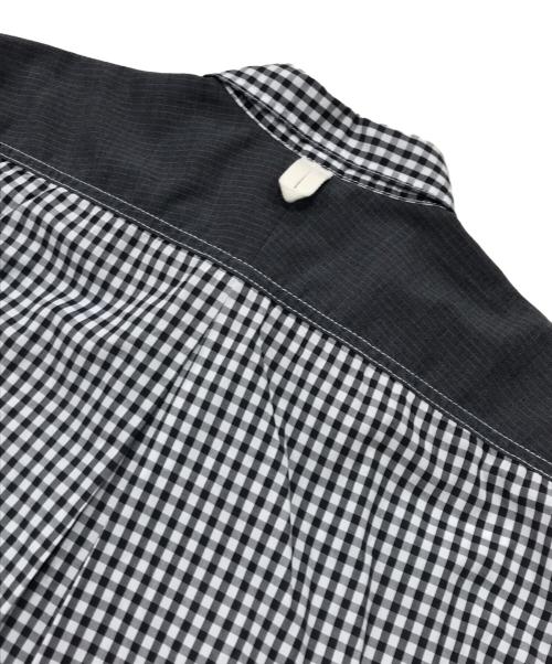 COMME des GARCONS JUNYA WATANABE MAN（コム デ ギャルソン ジュンヤ ワタナベ マン）COMME des GARCONS JUNYA WATANABE MAN (コム デ ギャルソン ジュンヤ ワタナベ マン) ギンガムチェックショートスリーブシャツ ブラック サイズ:Lの古着・服飾アイテム