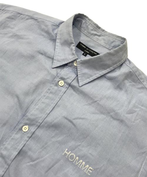 COMME des GARCONS（コムデギャルソン）COMME des GARCONS (コムデギャルソン) オックスフォード ドレス シャツ ブルー サイズ:Lの古着・服飾アイテム