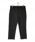 JUNYA WATANABE MANジュンヤワタナベマン）の古着「ポリエステル ストレート パンツ」｜ブラック