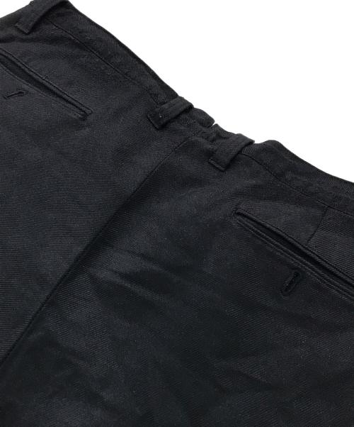JUNYA WATANABE MAN（ジュンヤワタナベマン）JUNYA WATANABE MAN (ジュンヤワタナベマン) ポリエステル ストレート パンツ ブラック サイズ:Lの古着・服飾アイテム