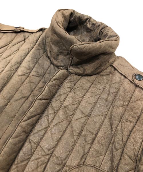 LUCIANO FENALGI（ルチアーノ・フェナルジ）LUCIANO FENALGI (ルチアーノ・フェナルジ) レザージャケット ブラウン サイズ:46の古着・服飾アイテム