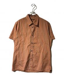 LOUIS VUITTON（ルイ ヴィトン）の古着「ストライプシャツ」｜オレンジ