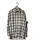 LOUIS VUITTONルイ ヴィトン）の古着「総柄シャツ」｜ベージュ