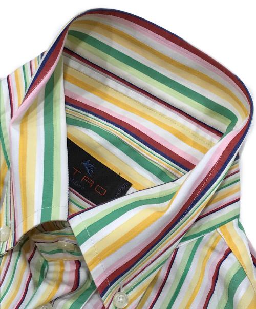ETRO（エトロ）ETRO (エトロ) ストライプシャツ マルチカラー サイズ:41の古着・服飾アイテム