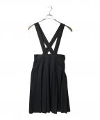 COMME des GARCONS GIRLコムデギャルソンガール）の古着「cross back apron dress」｜ブラック