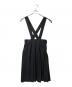 COMME des GARCONS GIRL（コムデギャルソンガール）の古着「cross back apron dress」｜ブラック