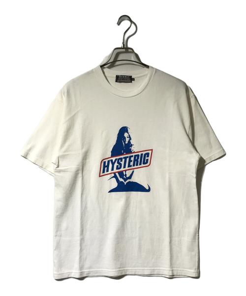 Hysteric Glamour（ヒステリックグラマー）Hysteric Glamour (ヒステリックグラマー) プリントカットソー ホワイト サイズ:Mの古着・服飾アイテム