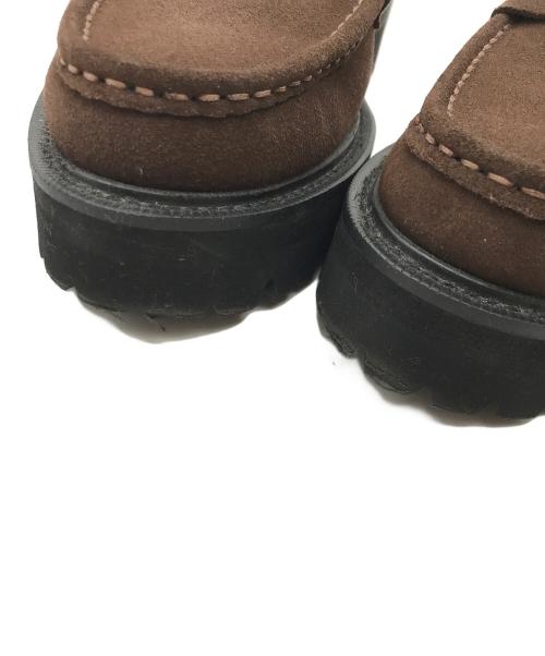 Caminando（カミナンド）Caminando (カミナンド) スウェードローファー ブラウン サイズ:9の古着・服飾アイテム