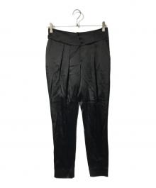 Saint Laurent Paris（サンローランパリ）の古着「スラックス」｜ブラック