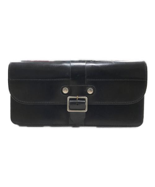 COMME des GARCONS tricot（コムデギャルソントリコ）COMME des GARCONS tricot (コムデギャルソントリコ) フラップロングウォレット ブラックの古着・服飾アイテム