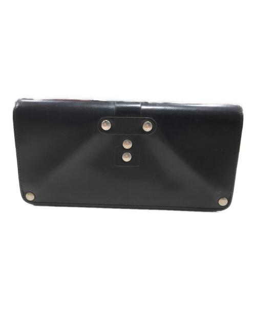 COMME des GARCONS tricot（コムデギャルソントリコ）COMME des GARCONS tricot (コムデギャルソントリコ) フラップロングウォレット ブラックの古着・服飾アイテム