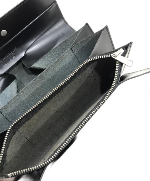 COMME des GARCONS tricot（コムデギャルソントリコ）COMME des GARCONS tricot (コムデギャルソントリコ) フラップロングウォレット ブラックの古着・服飾アイテム