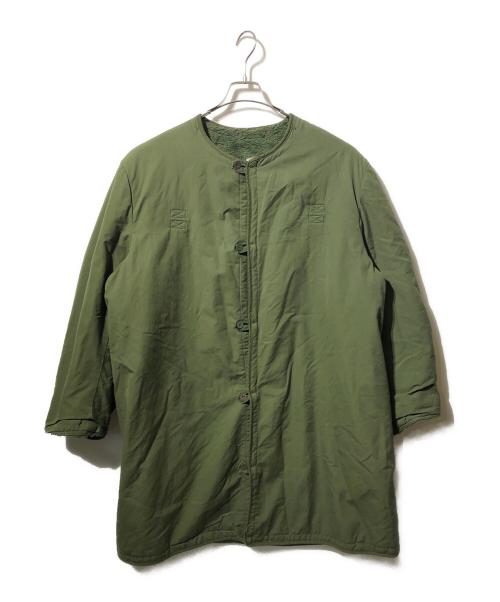 スウェーデン軍（スウェーデングン）スウェーデン軍 (スウェーデングン) m59ボアライナーコート カーキ サイズ:56の古着・服飾アイテム