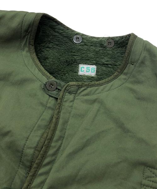 スウェーデン軍（スウェーデングン）スウェーデン軍 (スウェーデングン) m59ボアライナーコート カーキ サイズ:56の古着・服飾アイテム