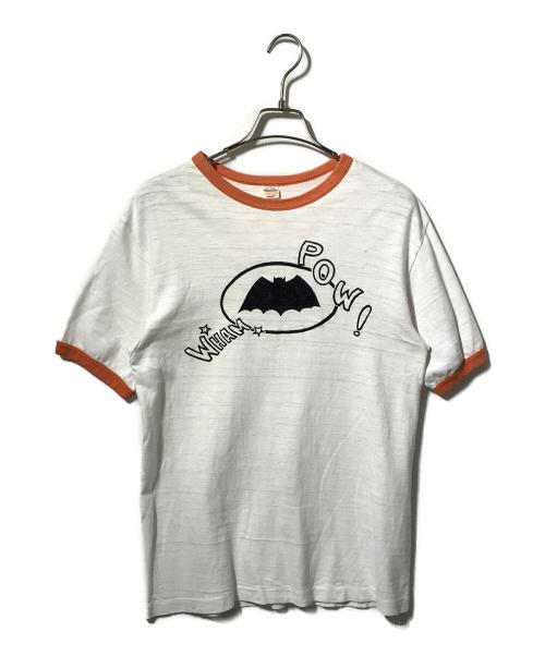 WAREHOUSE（ウエアハウス）WAREHOUSE (ウエアハウス) リンガーTシャツ/半袖カットソー ホワイト サイズ:Mの古着・服飾アイテム