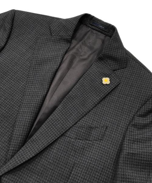 LARDINI（ラルディーニ）LARDINI (ラルディーニ) ウールセットアップジャケット ブラウン サイズ:48の古着・服飾アイテム