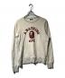 A BATHING APE（ア ベイシング エイプ）の古着「カレッジロゴプリントスウェット」｜ベージュ