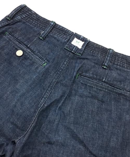 SASSAFRAS（ササフラス）SASSAFRAS (ササフラス) デニムパンツ インディゴ サイズ:Mの古着・服飾アイテム